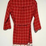 41Hawthorn red White Navy Blue Cristen Shirt Dress Photo 11