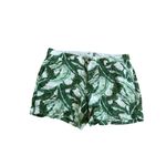 Old Navy Tropical Palm Leaf Linen Blend Shorts Size 12 Photo 5