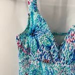 Swim Solutions Tankini Top Size 8 'Fits Up to a D Cup' Triple Tier NWT Blue Photo 8
