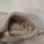 Orvis fold over turtleneck sweater oat cream wool Photo 1