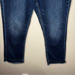 Pilcro Anthropologie Script Raw Hem Cropped Denim Jeans Photo 7