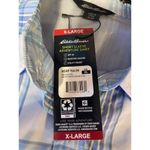 Eddie Bauer NWT Women’s Blue Plaid Short-sleeve Outdoor Adventure Shirt X-Large Photo 7