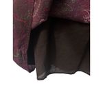 SONOMA Dress L Burgundy Paisley Sleeveless Romantic Earthy Boho Cottagecore Purple Size L Photo 10