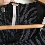 Free People Zebra Chenille Drop Waist Casual Dress Mini Womens Size 2 w/… Photo 3