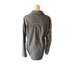 Brandy Melville - Gray Plaid Button Down Shirt Sz OS Photo 3