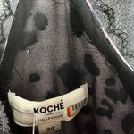 Koche‎ Collective Purple Animal Print High Low Dress Size 34 (Size 2) Photo 11