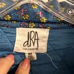 Anthropologie DRA Los Angeles Floral Blue Lightweight Quilted Floral Jacket M Size M Photo 1