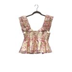 Wildfox  Sydney Ruffle Floral Crop Top‎ Cottagecore Y2K Fairycore Babydoll Twee M Photo 1