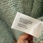 Pam & Gela  - Green Open-Front Oversized Distressed Sweater Cardigan - S Photo 10