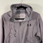Under Armour  Women's Grey Cold Gear Full Zip Slim Fit Hoodie Size S Photo 1
