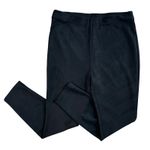 Gianni Bini  Faux Suede Leggings Size XL Black Stretch High Rise Pull On Chic NEW Photo 0