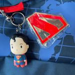 DC Comics Superman 2025 Laptop Tech Backpack + Superman Figure Bag Charm Keychain NEW Photo 3