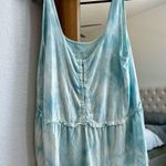 American Eagle  Outfitters Tie-Dye Blue Tank Top Photo 0