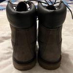 Timberland Leather Lace Up Boots A12LH Hidden Wedge Women’s Size 8 Wolf Gray Photo 8