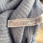 ZARA MOVING SALE  Cozy Blue Knit Buttoned Long Cardigan Sweater Photo 8