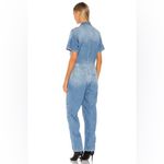Pistola Grover Field Suit Jumpsuit Women’s Large Disoriented Denim Button Front Photo 1