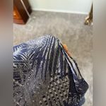 Anthropologie Cartonnier Navy Fern Brocade Smart Suit Jacket Womens Size 10 Blue Photo 13