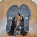 Arturo Chiang Womens Wedge Sandals 8.5 Silver Rhinestones Open Toe Ankle Strap Photo 10