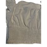 ZARA Women's White Puff Sleeve Poplin Crop Top Size Medium Casual Photo 3