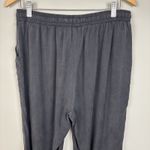 Victoria's Secret Pink  Jogger Pants Womens Large Black Pull On Lounge Casual L Photo 7