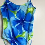 Jantzen  Women's One Piece Floral Print Swimsuit Size 1X NWOT Photo 1