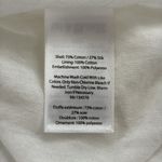 Vineyard Vines  White and Blue Embroidered Tassle Tie Peasant Women's Top XXS Photo 5