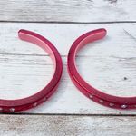 Earrings For Pierced Ears Large Red Hoops Photo 1