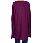 Maurice's Womens Cardigan Sweater Waffle Knit Oversized Button Down Plum Purple Photo 4