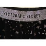 Victoria's Secret Victoria’s Secret XS NWOT Christmas‎ Silver Velvet Legging Celestial Glitter Photo 3