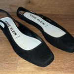 Anne Klein  Slingback flats Square toe black 8.5 suede Photo 0