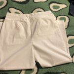 Chico's Set Blue White 1/4 Sleeve Tunic Top and White Crop Pants Size 2 (12/14) Photo 11