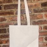 Mate the Label New  Beige Organic Cotton Makin' Moves Teal Green Tote Bag Women's Photo 0