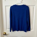 L.L.Bean  Navy Blue Women's Classic Cashmere Crewneck Sweater Long Sleeve Size S Photo 5