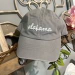 State of Mine Alabama Hat Light Gray Baseball Cap Adjustable Womens One Size Photo 4