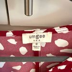 Umgee  Burgundy and White Mini Dress Photo 1