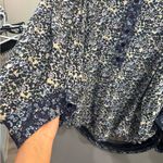 Apiece Apart Navy Floral Women's Top. Size 2 Photo 2