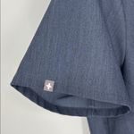 FIGS Fig Caterina One Pocket Short Sleeve Scrub Top Women’s Size 3XL in Blue-Gray Photo 5
