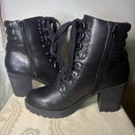 MIA  Annamarie Black Lace Up Ankle Boots Photo 10
