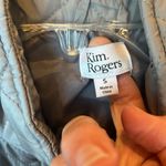 kim rogers Quilted Vest Jacket Gray Photo 3