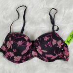 Sam Edelman Floral Printed Mesh T-shirt Bra 32D Photo 2