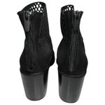 Calvin Klein Jeans Women’s Size 10 Black Suede Cutout Perforated Booties Photo 5