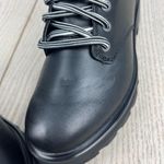 Sorel Women's Lennox Leather Lace-Up STKD WP Boots US6.5 Black / Sea Salt $190 Photo 3