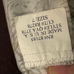 Ruby Rox Y2K  Small Brown White Paisley Polka Dot Strapless Dress Homecoming Prom Photo 11