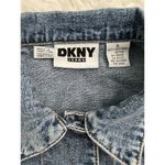 DKNY  Denim Vest Women’s Size Small Vintage Loose Button Photo 2