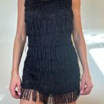 Y2k fringe mini dress the Black Size XS Photo 3