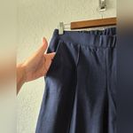 J.Crew Navy Blue Pintuck Sweatpants Casual Pants Size Medium Photo 5