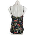 Oasis Women's Black Floral Sleeveless Square Neck Cami Camisole Tank Top Size 6 Photo 1