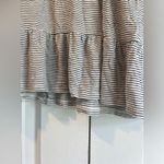 Mossimo Striped Tank Top Ruffle Hem Sleeveless Casual Summer Top Size S White Photo 4