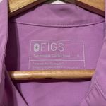 FIGS  Lavender Long Sleeve Rafaela Top Size Small Scrub Photo 2