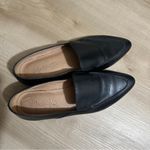 Madewell  The Frances Leather Loafer Black‎ Size 5.5 Photo 4